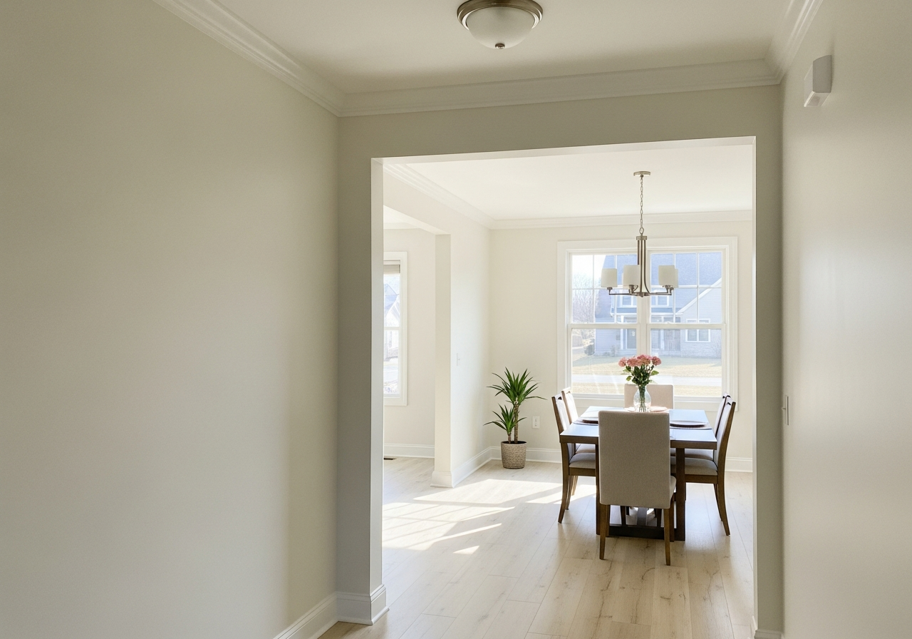 Interior painting in a Lionville PA family home by TCM Finishes Chester County
