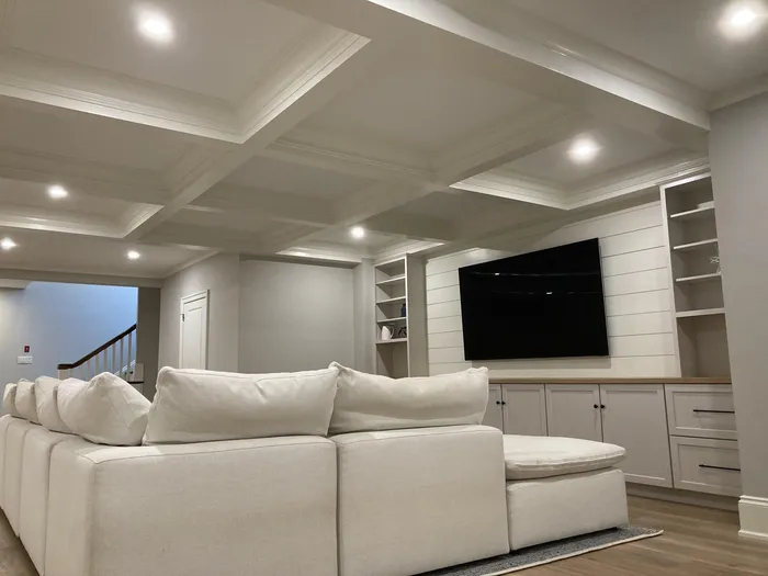 Finished Basement – Interior Painting in Chester County by TCM Finishes