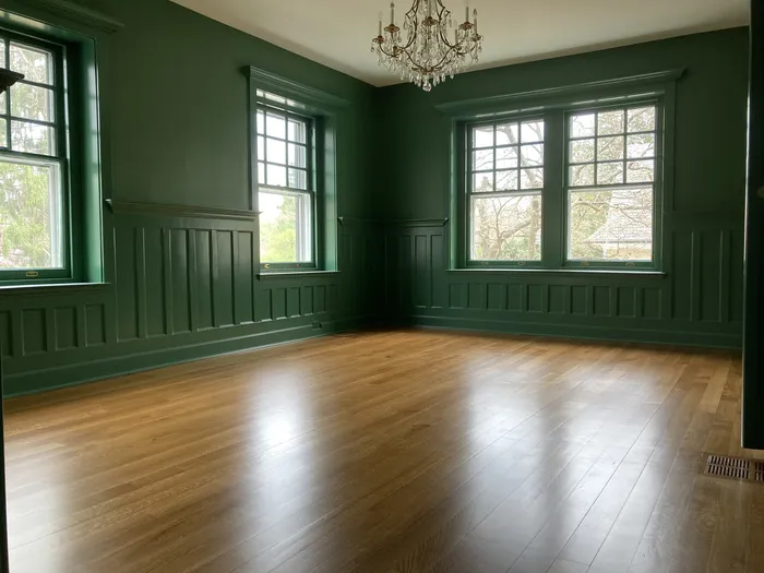 Green Library – Interior Painting in Chester County by TCM Finishes