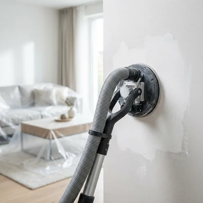 HEPA dust-free sanding for interior painting prep in Chester County